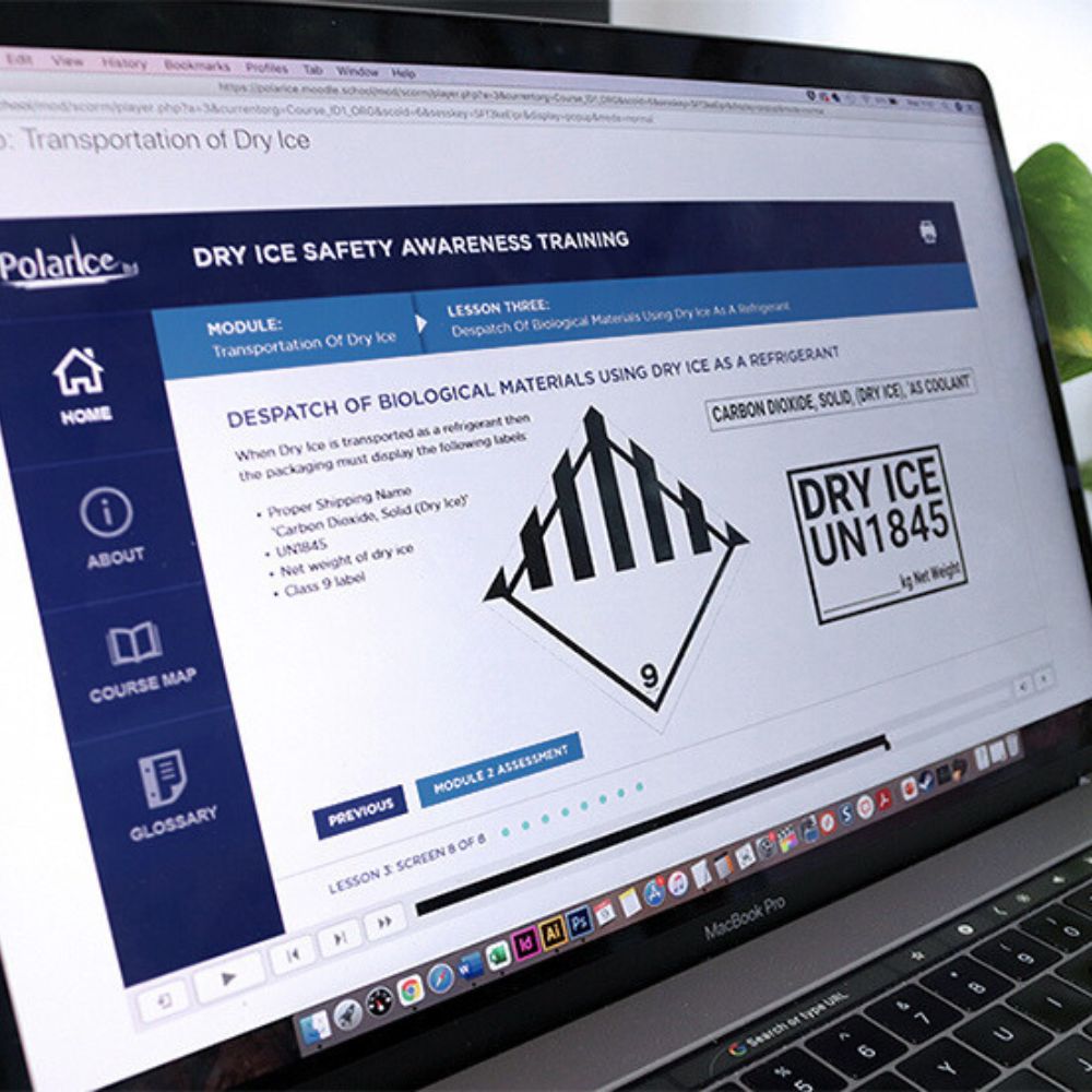 Online Dry Ice Safety Awareness Training – Polar Ice Ltd.